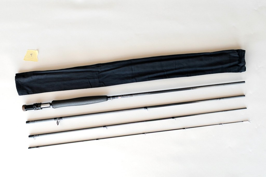 Custom fly rod Soul & Spiral Unit No. 9 9ft 5wt Graphite Grip and Spiral Guide System.