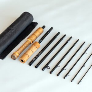 Fly Fishing Artisan Unit No 15 Pocket Fly Rod 6ft 2wt 10-piece Travel Rod Spiral Guide System.