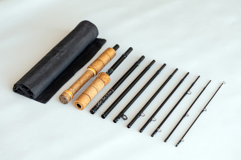 Fly Fishing Artisan Unit No 15 Pocket Fly Rod 6ft 2wt 10-piece Travel Rod Spiral Guide System.