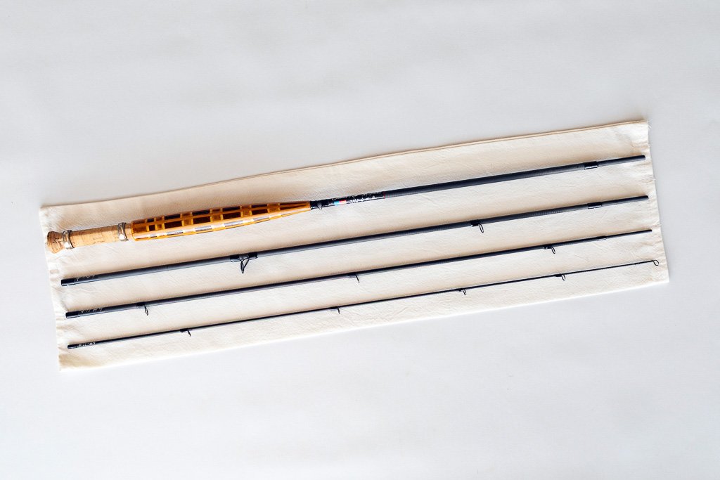 Custom handmade fly rod Soul & Spiral Unit No. 4 7'11" #4wt with Spiral Guide System.