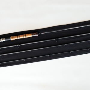 Soul and Spiral No 2 Custom 7wt Fly Rod with Hand-Sculpted Cork Grip and Spiral Guide System